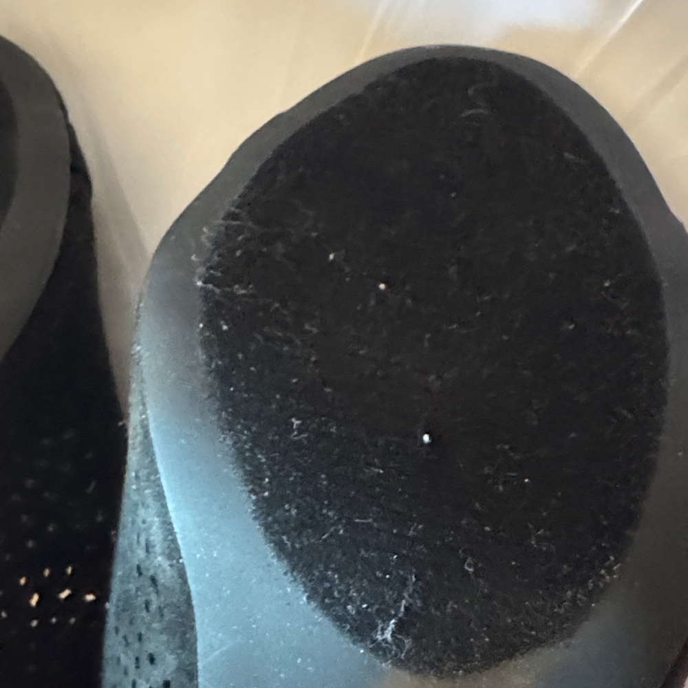 JustFab Black Perforated Heeled Sandals - Picture 8 of 10